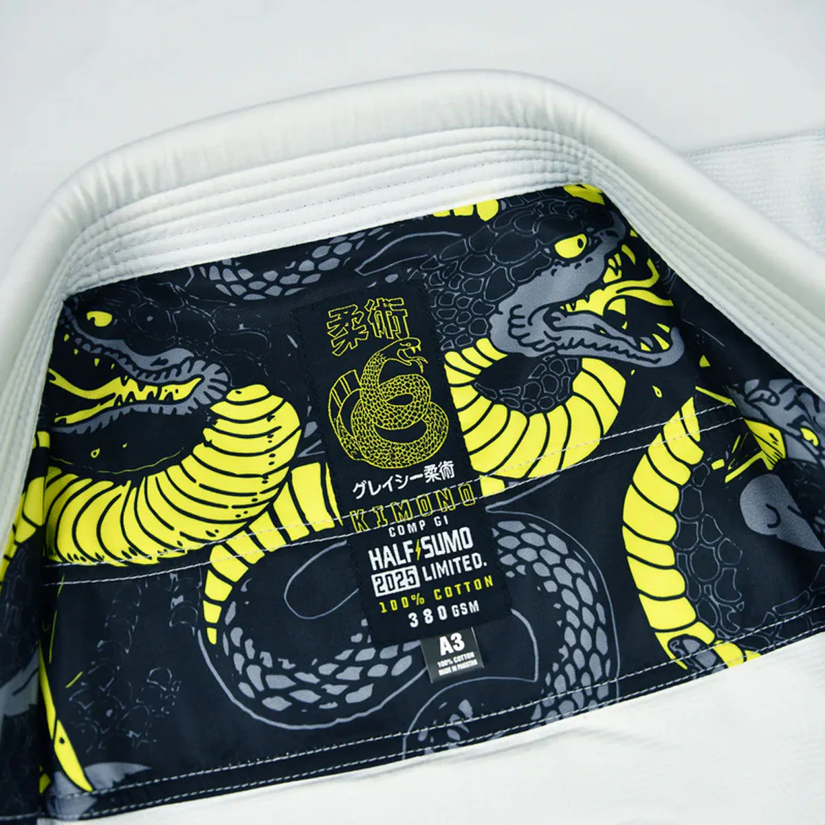 BJJ Gi Half Sumo Mamba IBJJF Blanco  - Image 4