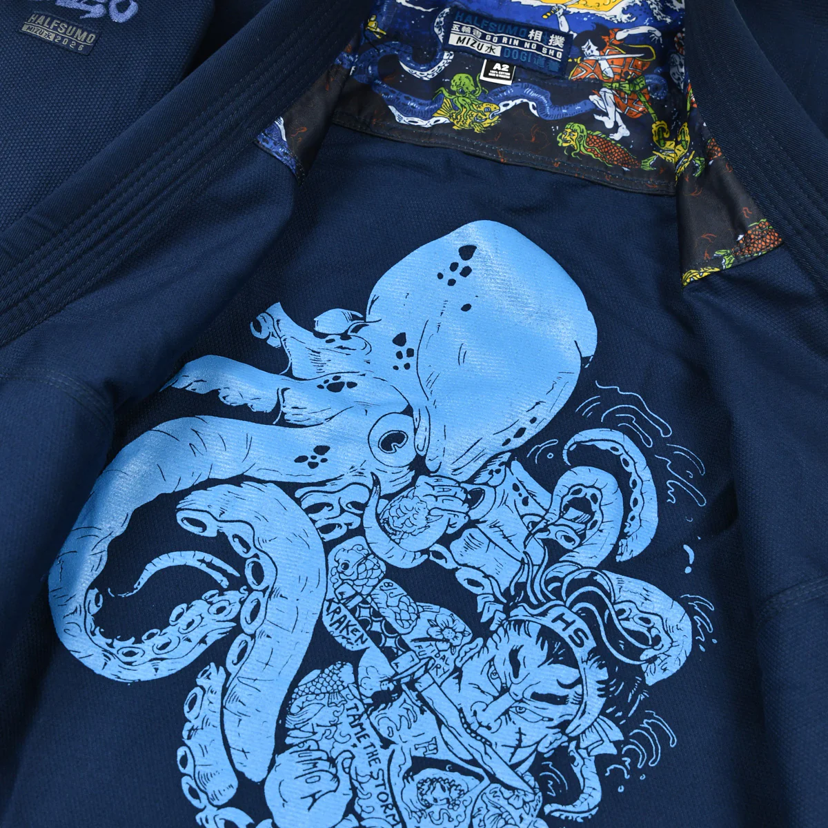 BJJ Gi Half Sumo Mizu "Storm" Azul Marino  - Image 19