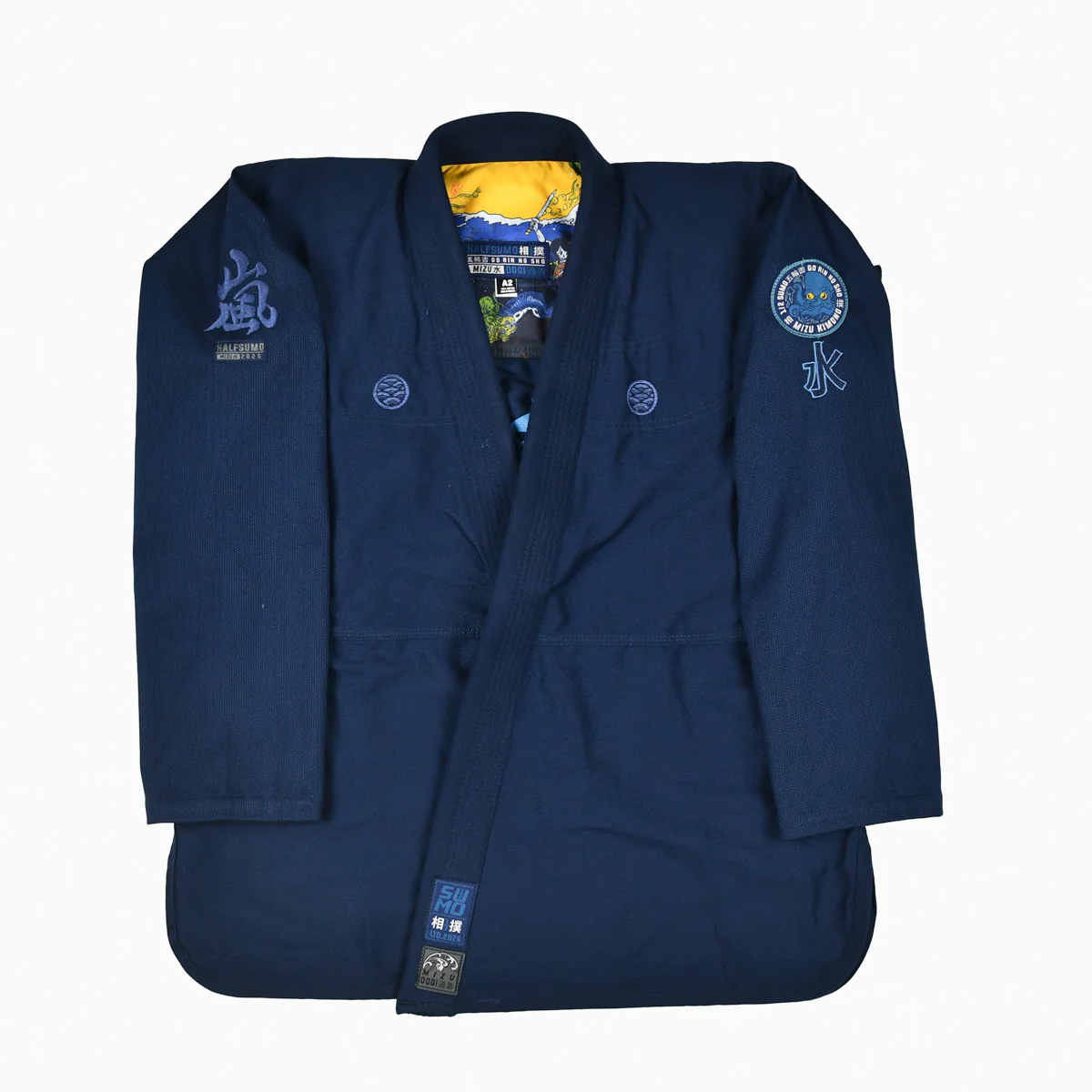 BJJ Gi Half Sumo Mizu "Storm" Azul Marino  - Image 2