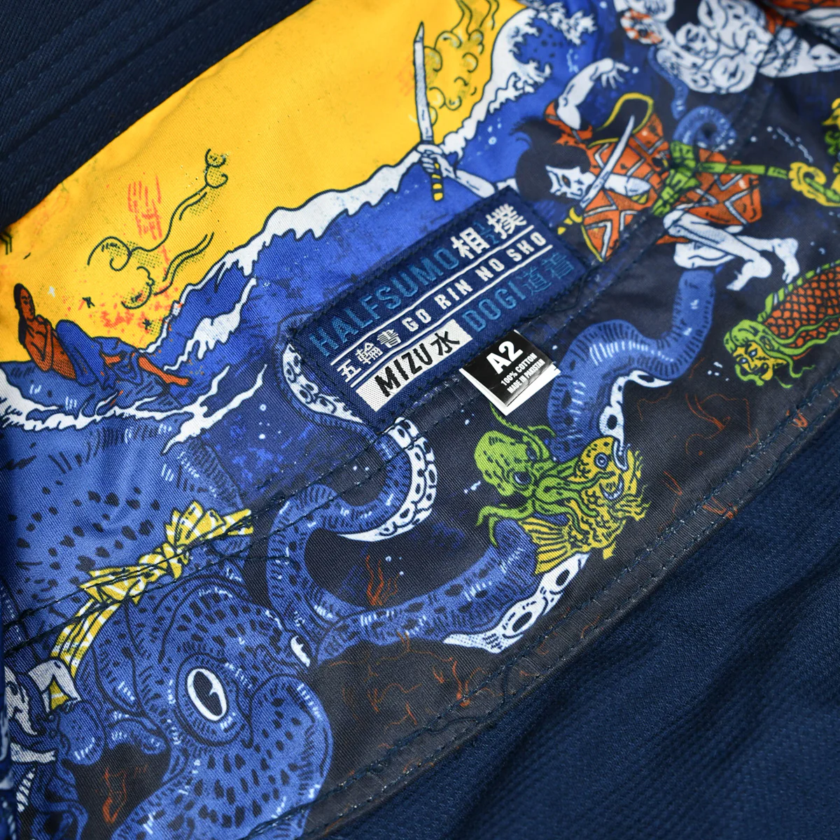 BJJ Gi Half Sumo Mizu "Storm" Azul Marino  - Image 20