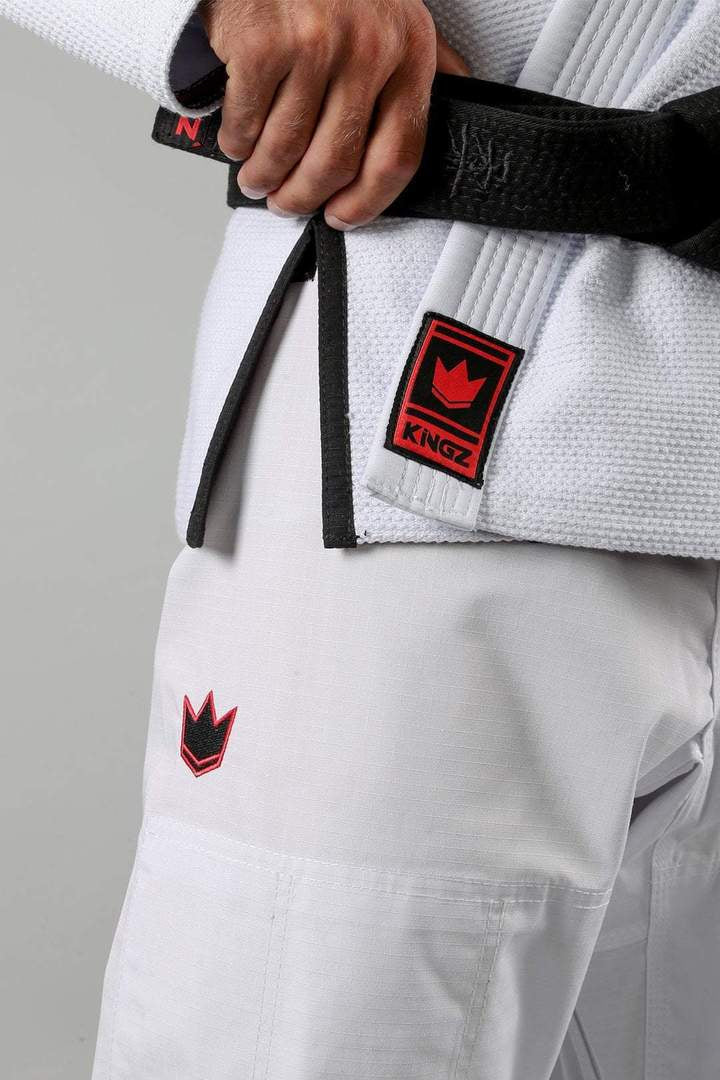 BJJ Gi Kingz Ultralight 2.0 Blanco - Image 11