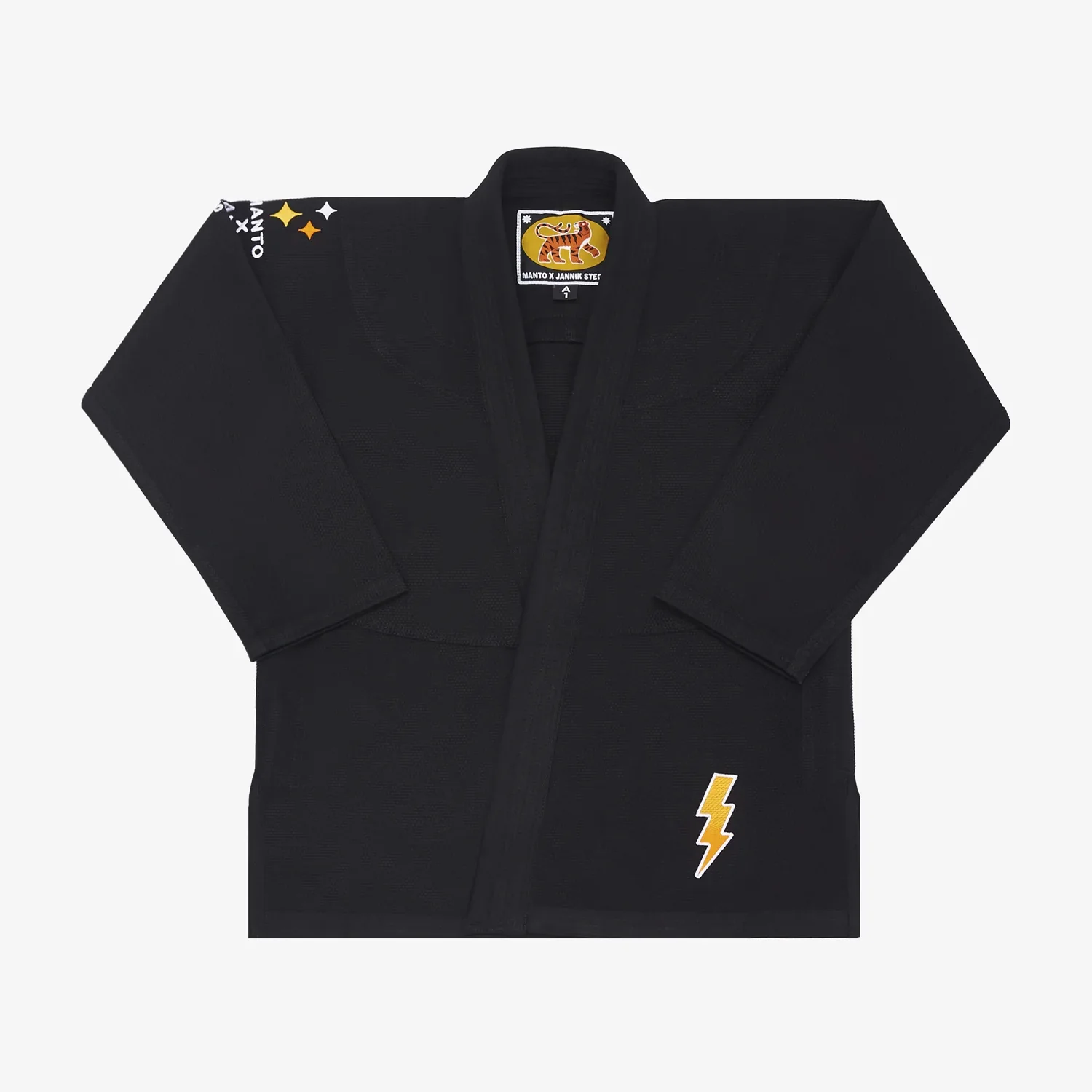 BJJ Gi Manto Tiger's Tail Negro  - Image 2