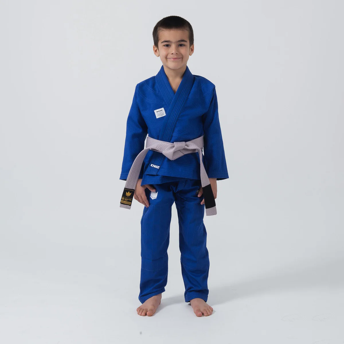 BJJ Gi niño Kingz Kore V2 IBJJF Azul - Image 5