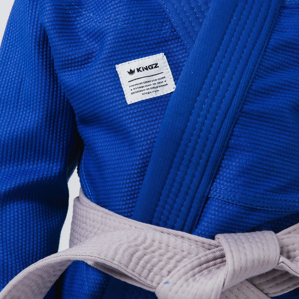 BJJ Gi niño Kingz Kore V2 IBJJF Azul - Image 8