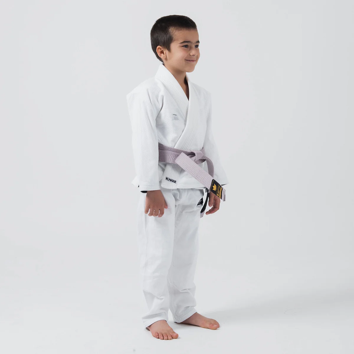 BJJ Gi niño Kingz Kore V2 IBJJF Blanco  - Image 5