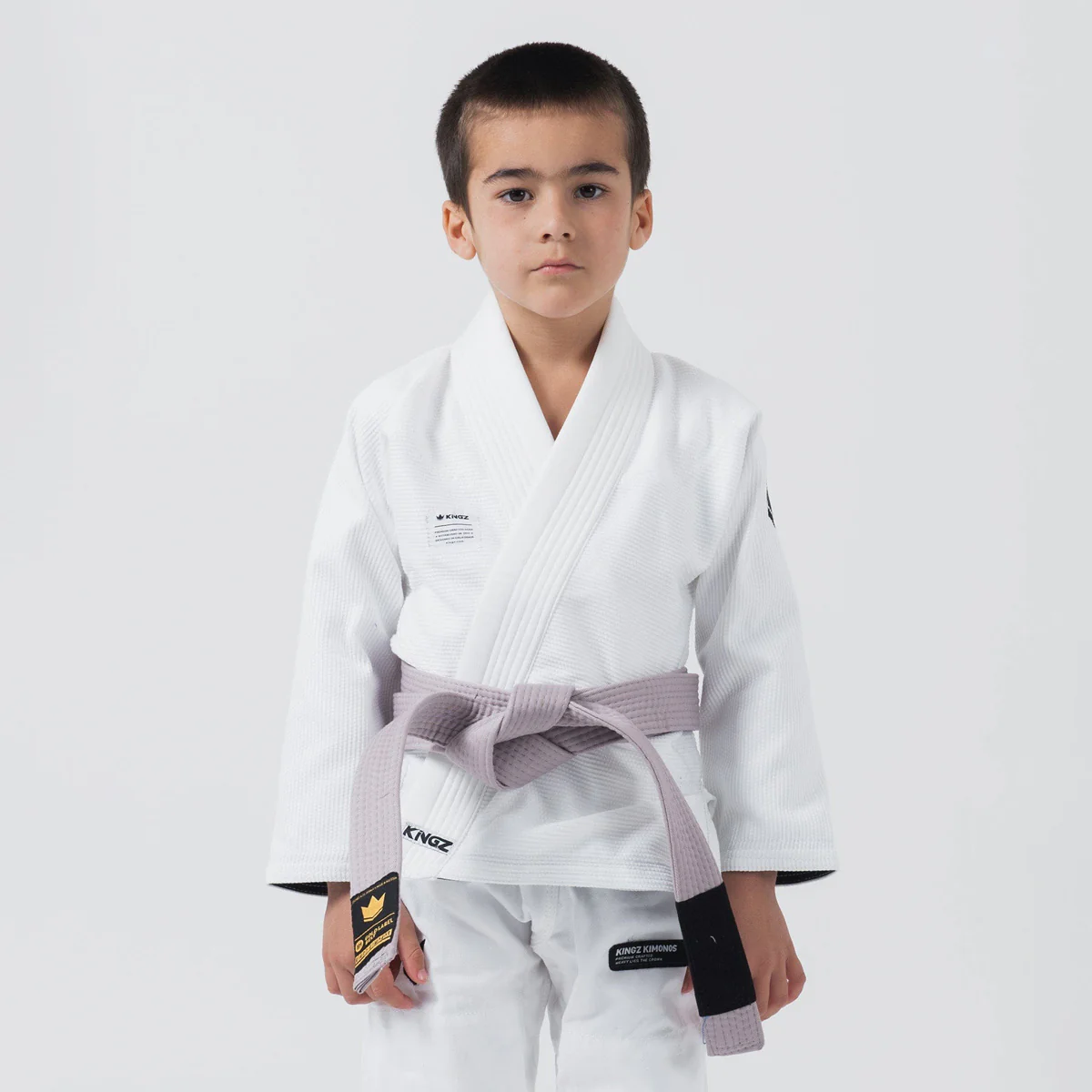 BJJ Gi niño Kingz Kore V2 IBJJF Blanco  - Image 7