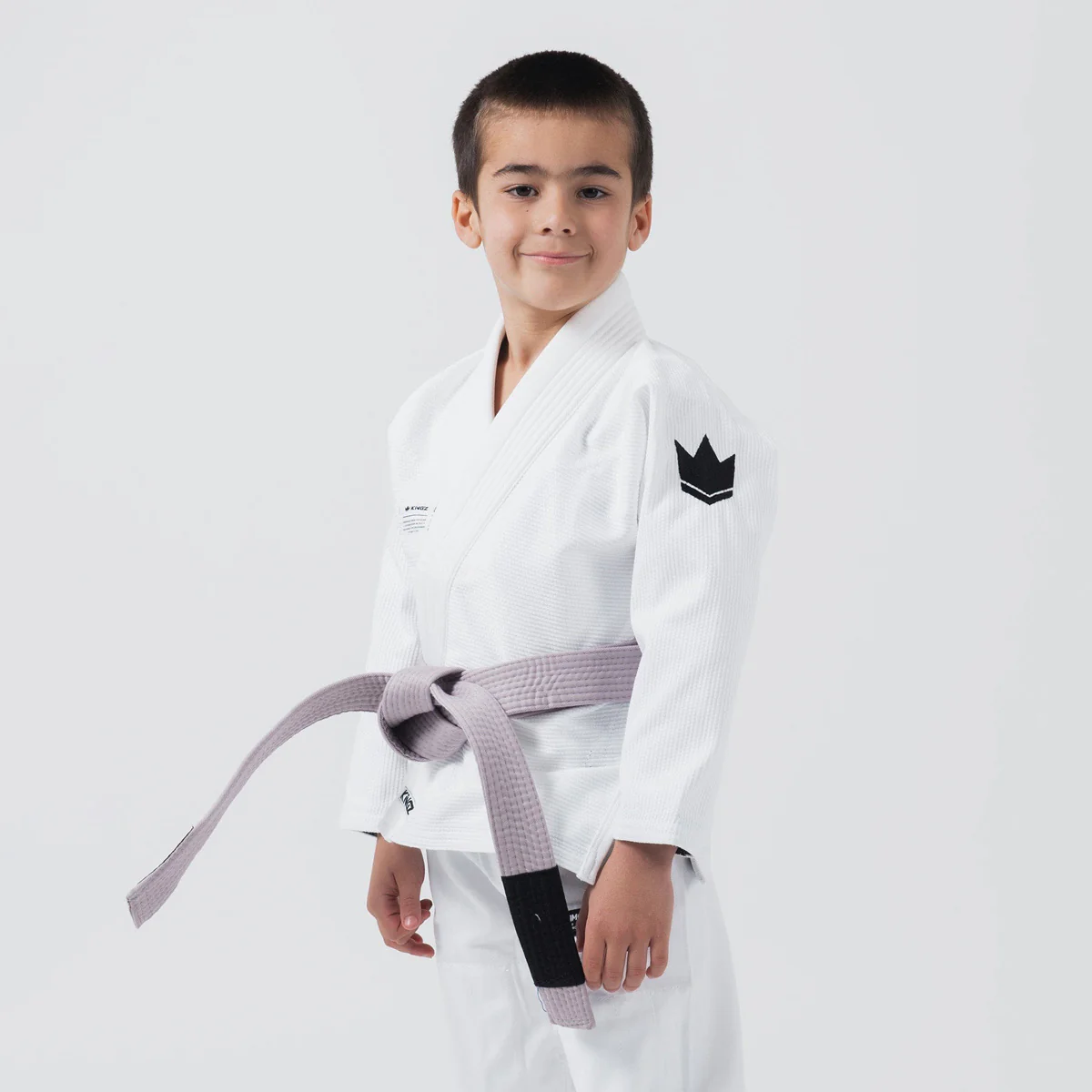 BJJ Gi niño Kingz Kore V2 IBJJF Blanco  - Image 8