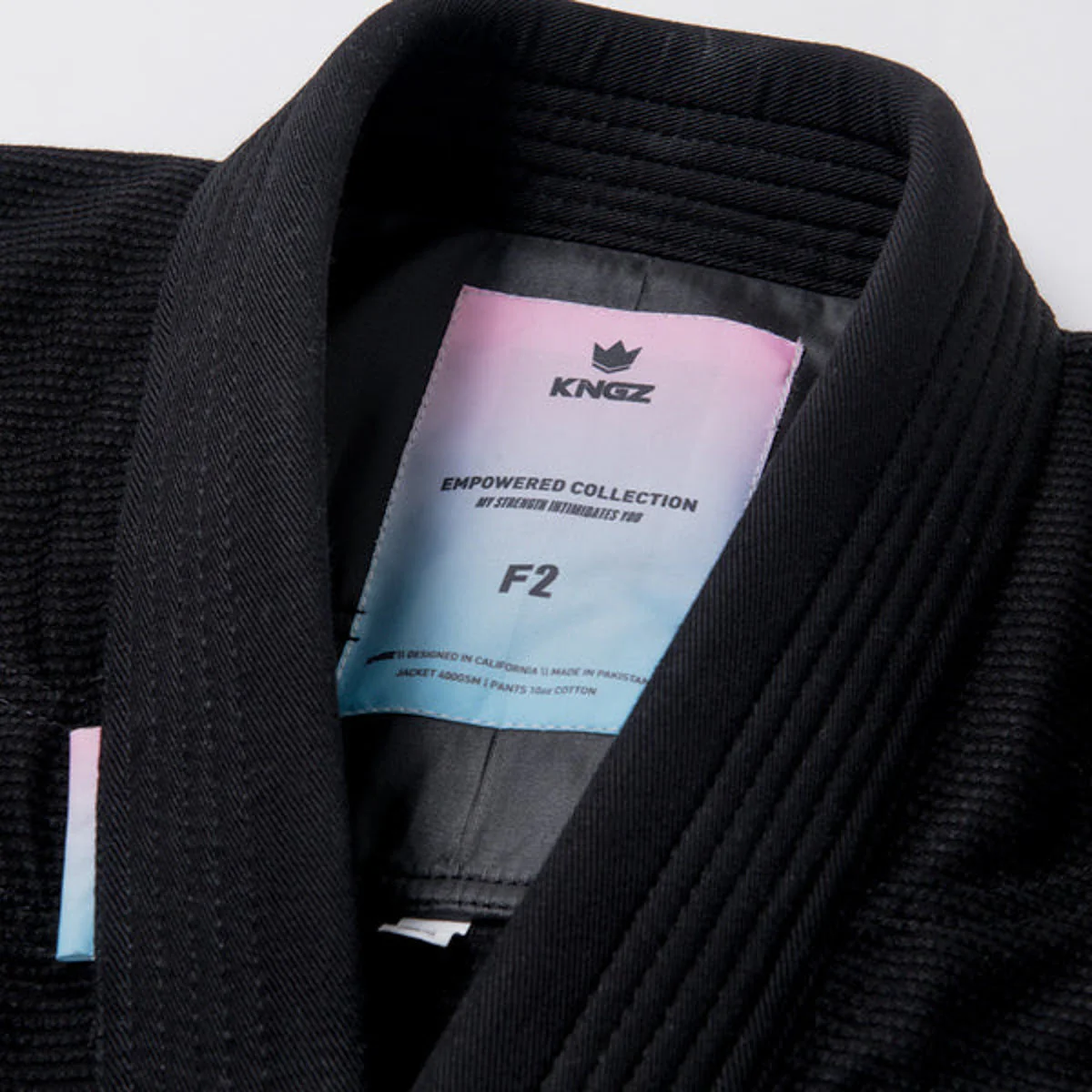 BJJ Gi Mujer Kingz Empowered Negro  - Image 12