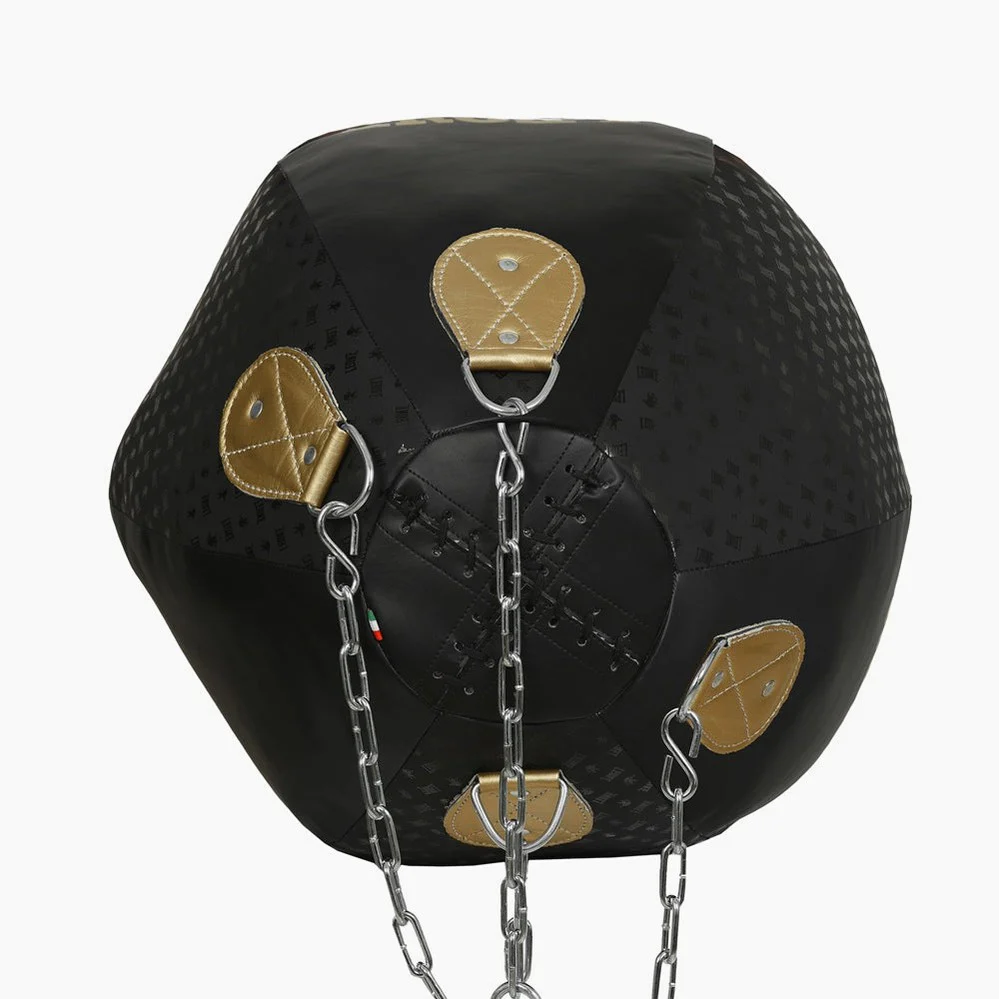 Pelota de Entrenamiento Leone 20 kg DNA AT853 Negro-oro  - Image 4