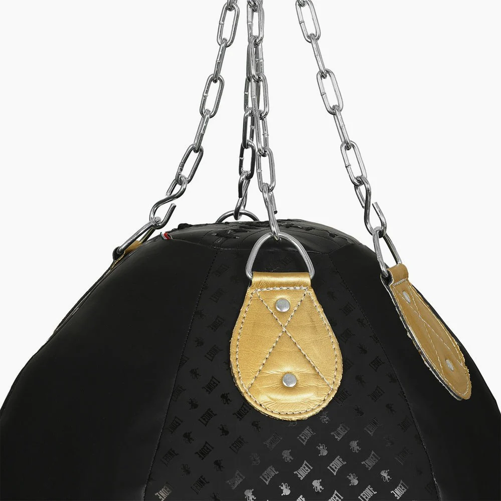 Pelota de Entrenamiento Leone 20 kg DNA AT853 Negro-oro  - Image 5