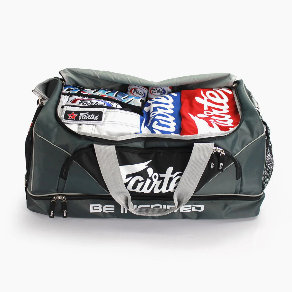 Bolso de gimnasio Fairtex BAG2 Gris-negro - Image 4