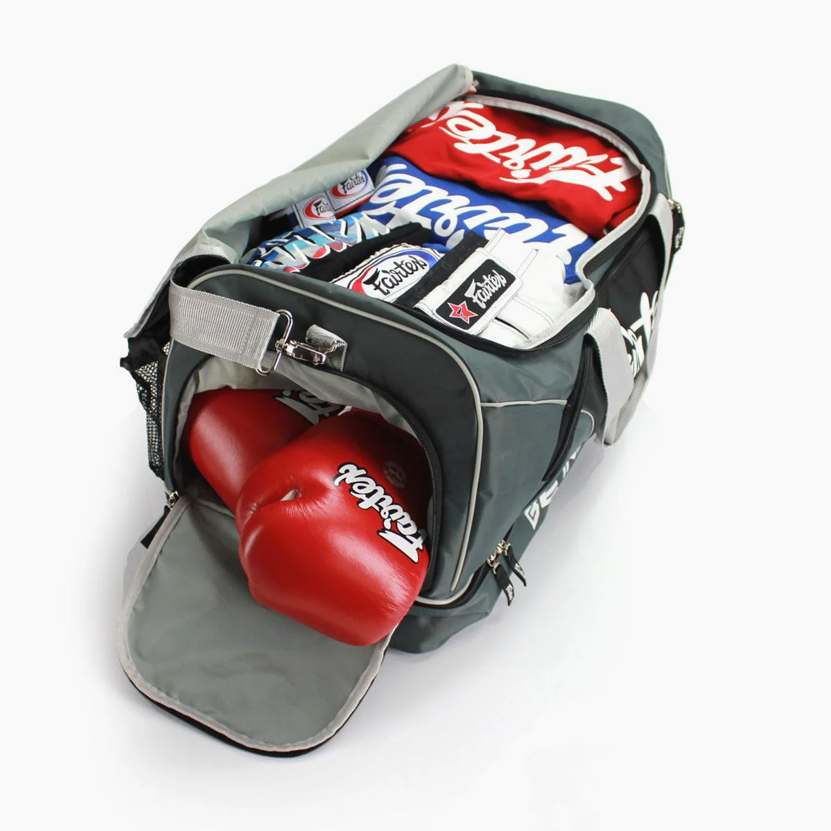 Bolso de gimnasio Fairtex BAG2 Gris-negro - Image 5