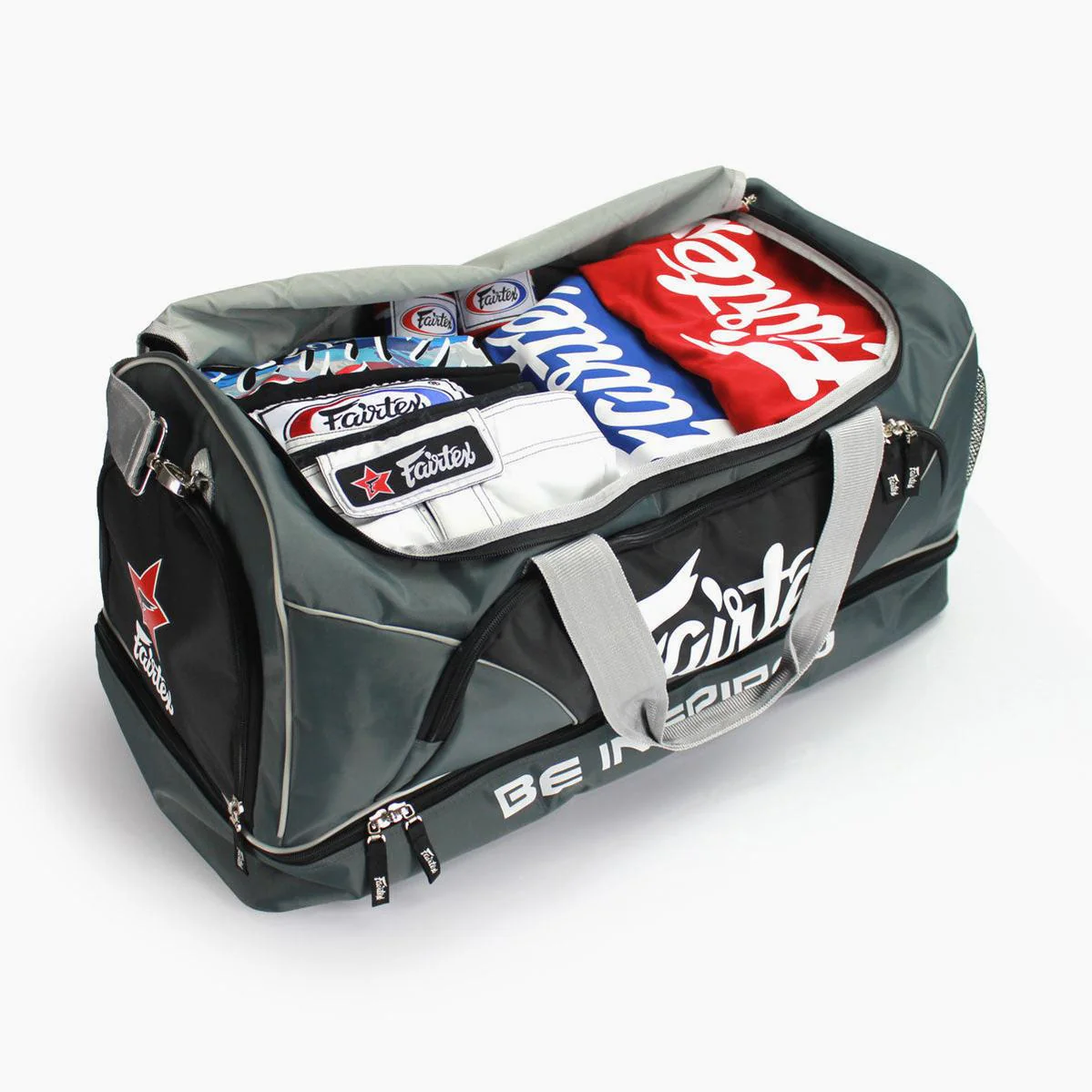 Bolso de gimnasio Fairtex BAG2 Gris-negro - Image 6