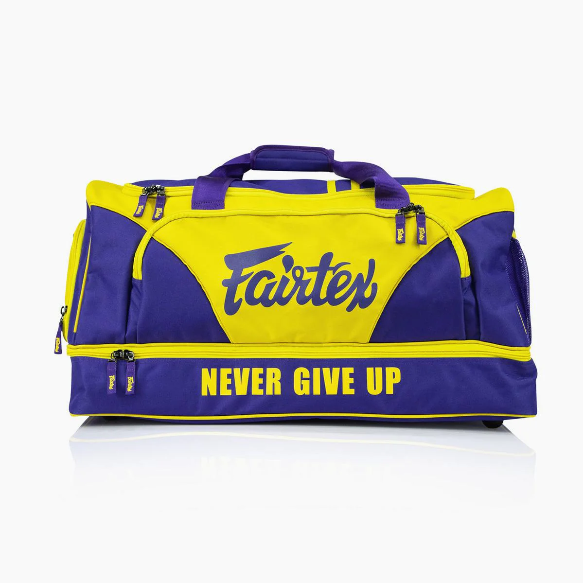 Bolso de gimnasio Fairtex BAG2 Violeta-amarillo - Image 2