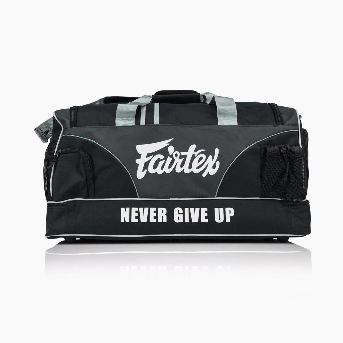 Bolso de gimnasio Fairtex BAG2 Negro-gris - Image 4