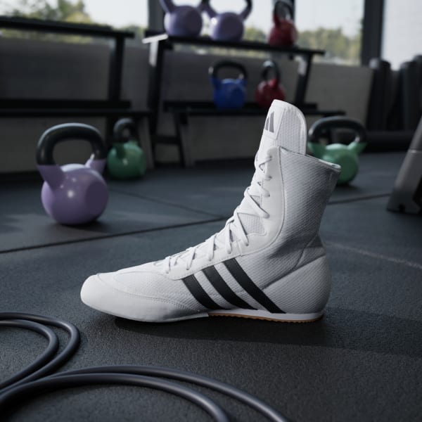 Botas de boxeo Adidas Box Hog 2 Blanco-negro  - Image 3