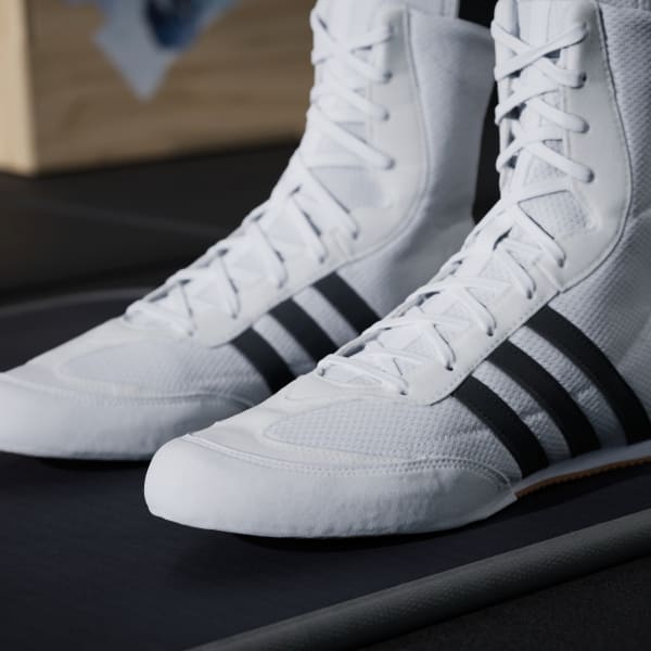 Botas de boxeo Adidas Box Hog 2 Blanco-negro  - Image 5