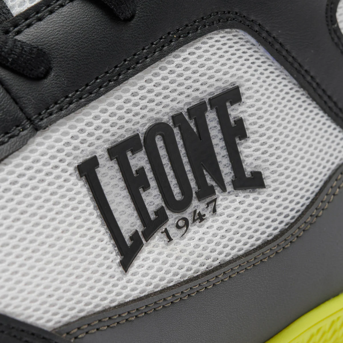 Botas de boxeo Leone 1947 Premium CL110 Negro-lima  - Image 7
