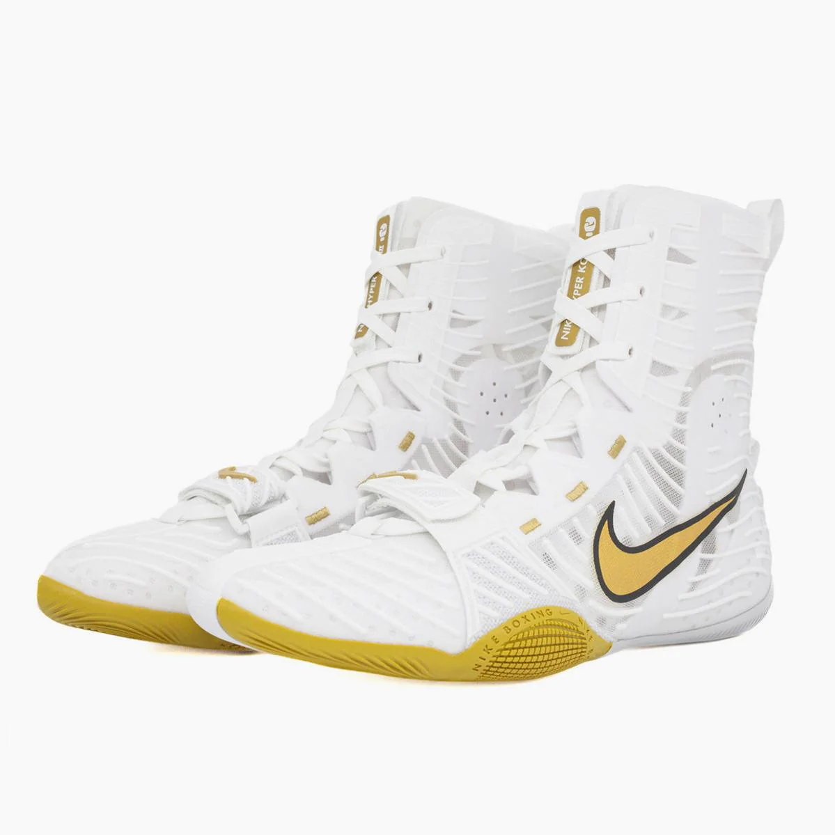 Botas de boxeo Nike Hyperko 3 blanco-oro - Image 5