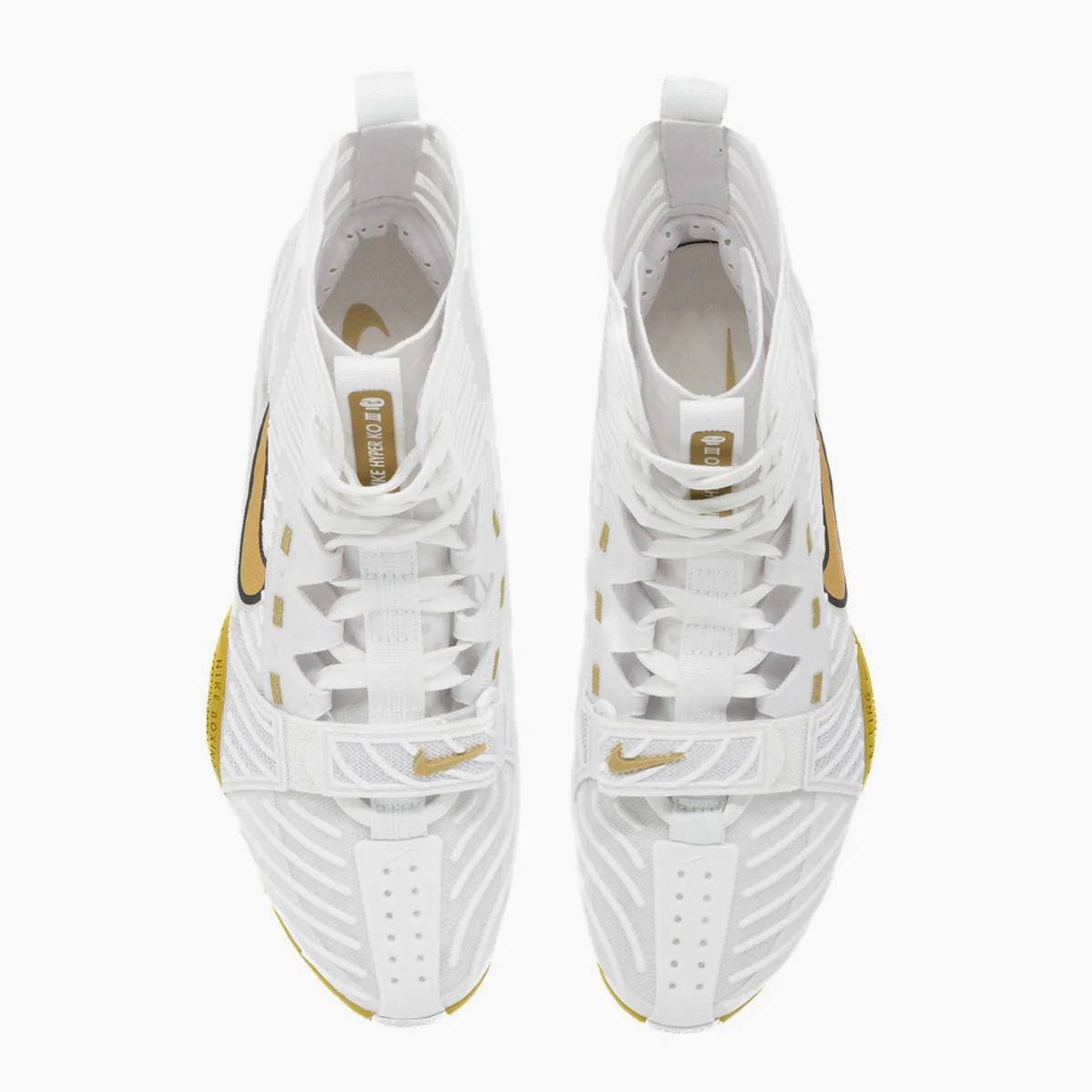 Botas de boxeo Nike Hyperko 3 blanco-oro - Image 6