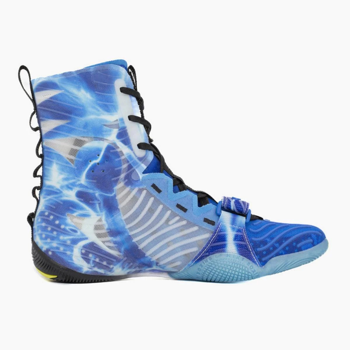 Botas de boxeo Nike Hyperko 3 SE Photo Blue-Sonic Yellow - Image 3