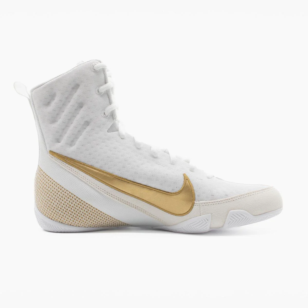 Botas de boxeo Nike Machomai 3 Blanco-oro  - Image 3