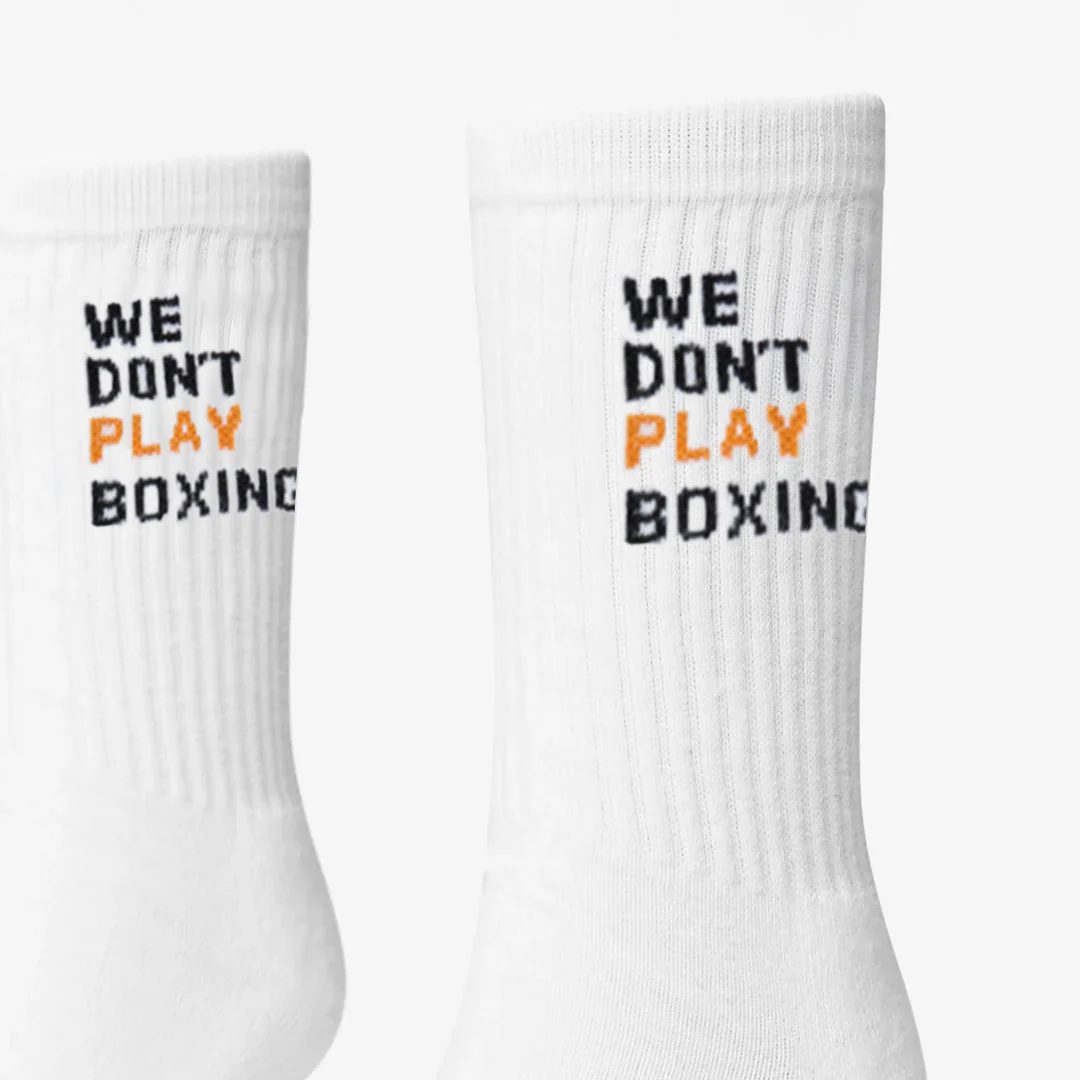 Calcetines Boxraw We Don't Play Boxing (3 pares) Blanco  - Image 3