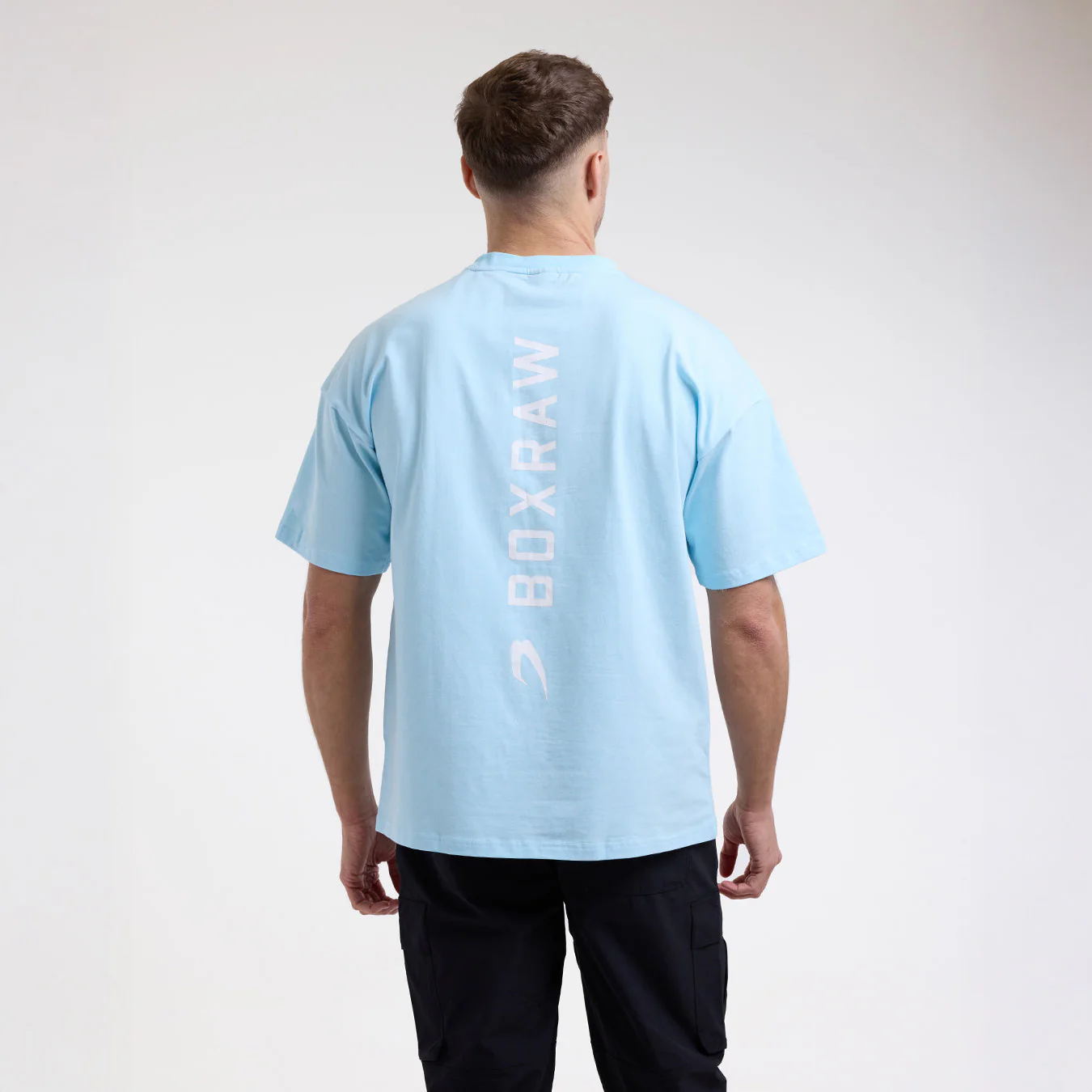 Camiseta Boxraw Lineal Oversize Azul  - Image 4