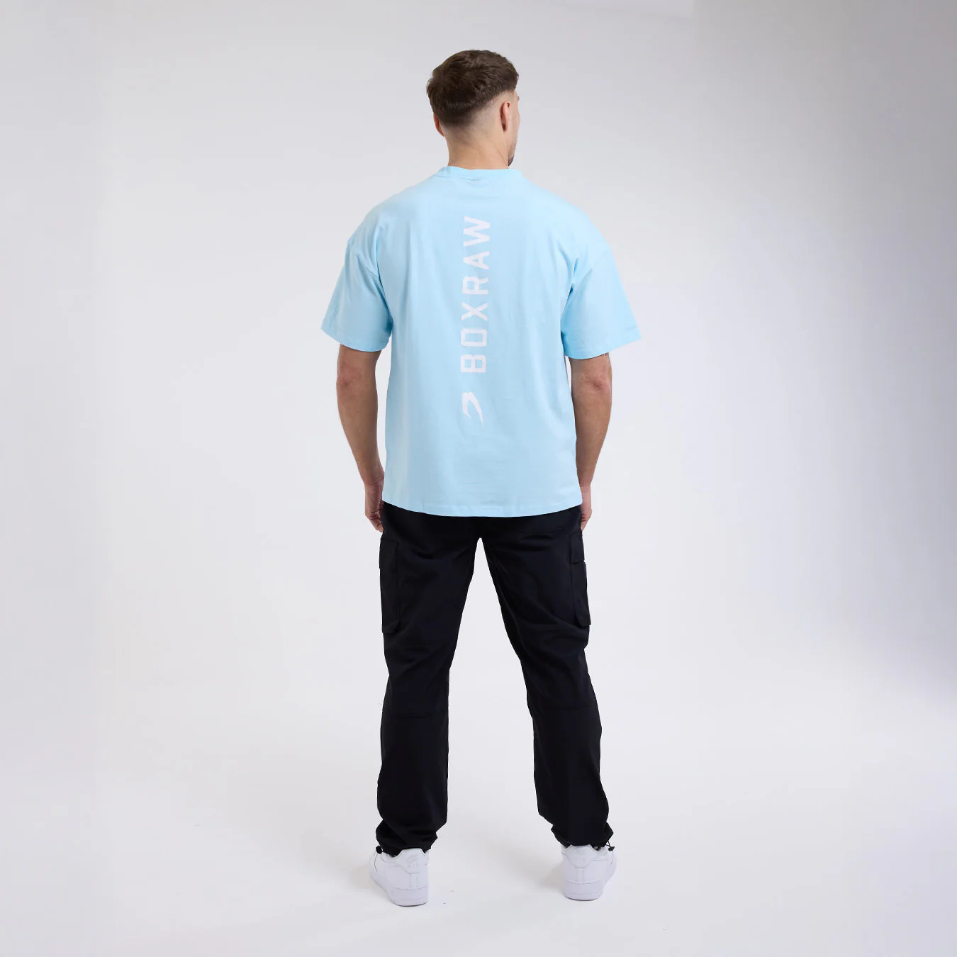 Camiseta Boxraw Lineal Oversize Azul  - Image 6