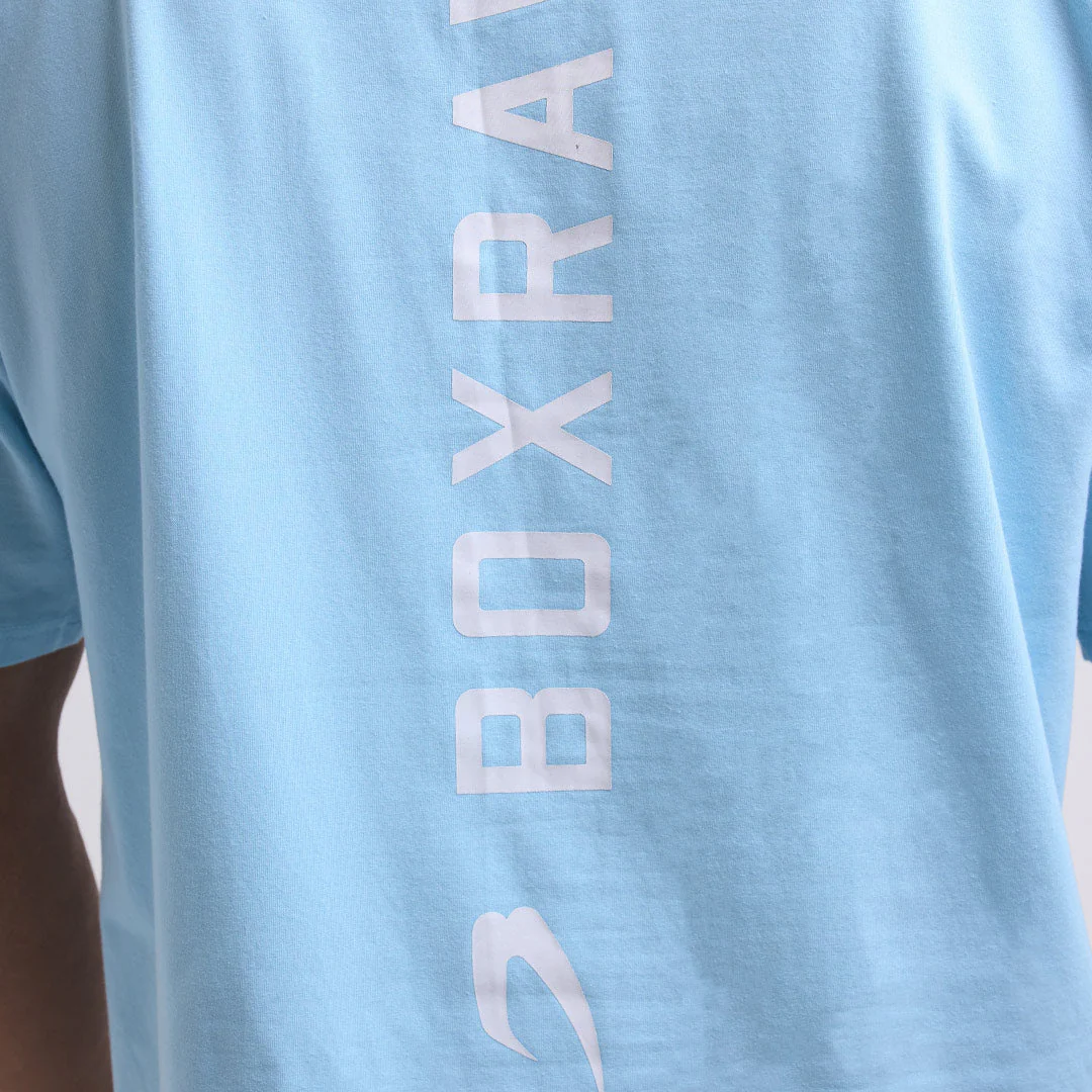 Camiseta Boxraw Lineal Oversize Azul  - Image 8