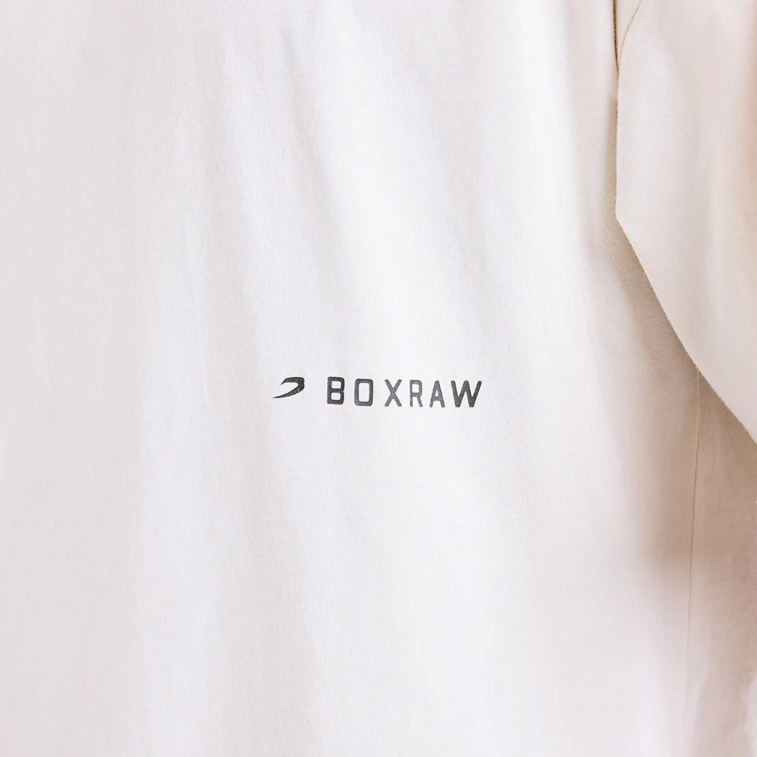 Camiseta Boxraw Sparring Club Oversize Beige - Image 9