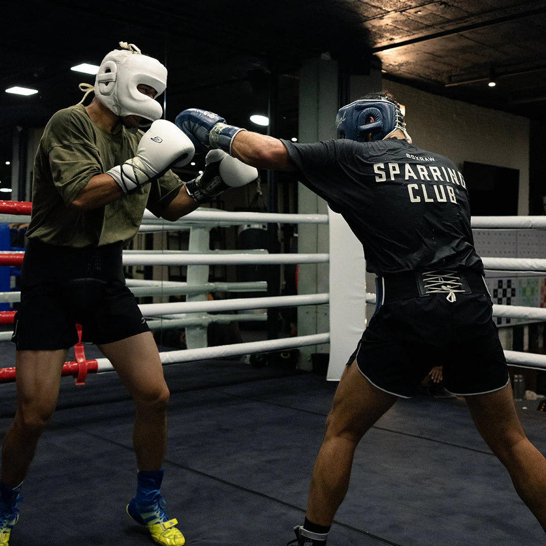 Camiseta Boxraw Sparring Club Oversize Negro - Image 10