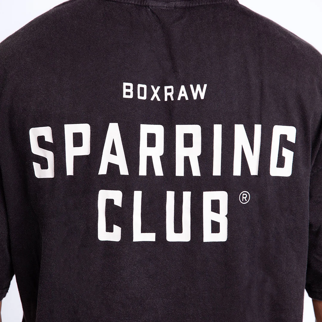 Camiseta Boxraw Sparring Club Oversize Negro - Image 7