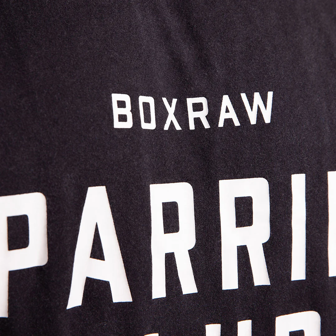 Camiseta Boxraw Sparring Club Oversize Negro - Image 9