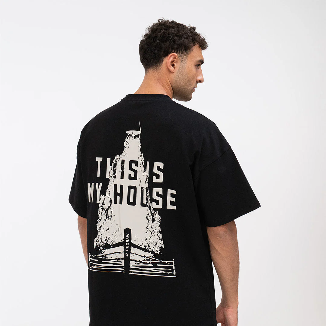 Camiseta Boxraw Esta es mi casa Oversize
