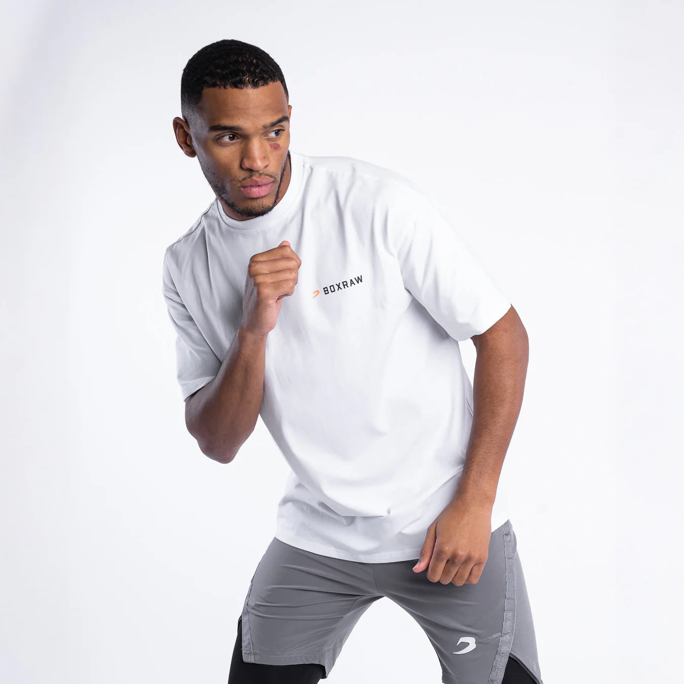 Camiseta Boxraw We Don't Play Boxing Oversize Blanco  - Image 5