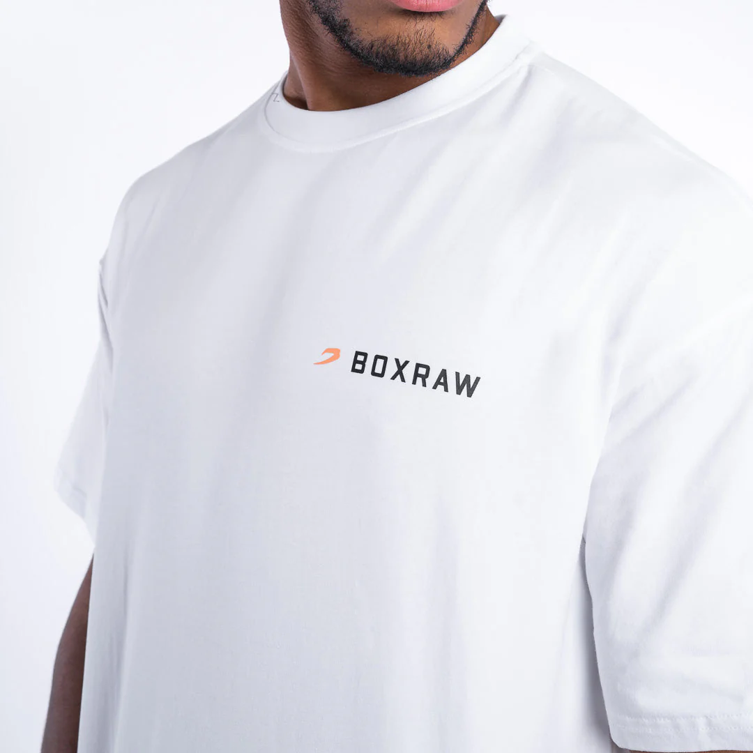 Camiseta Boxraw We Don't Play Boxing Oversize Blanco  - Image 7