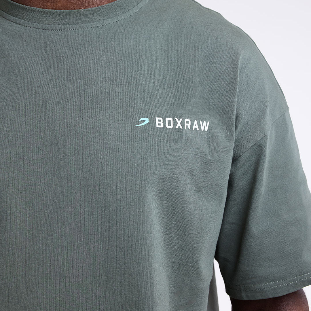 Camiseta Boxraw We Don't Play Boxing Oversize Verde - Image 7