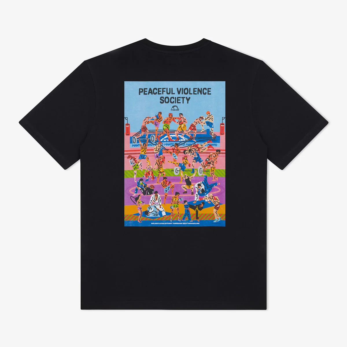 Camiseta Manto Gym 3.0 Negro 