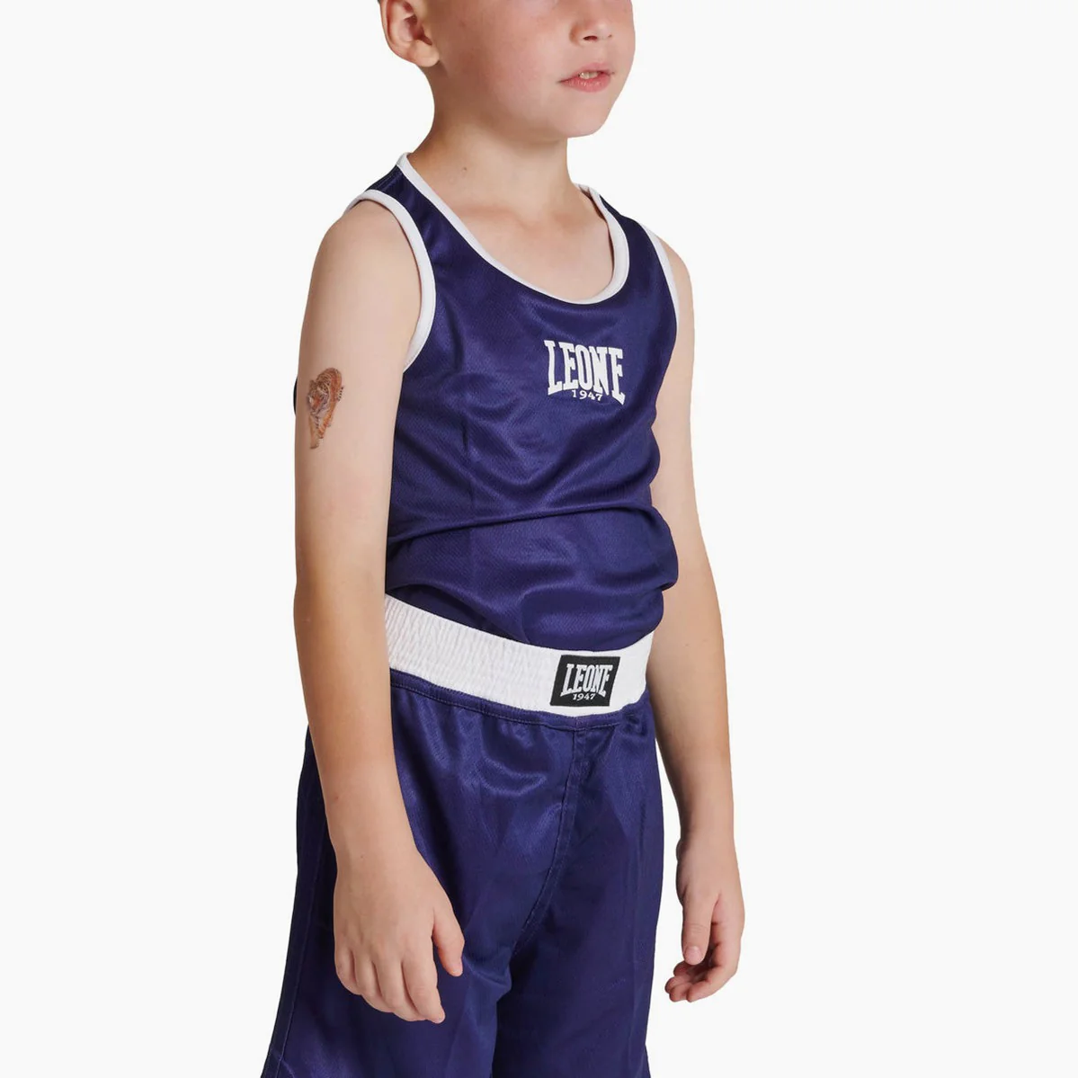 Camiseta sin mangas niño boxeo Leone Double Face AB214J  - Image 2
