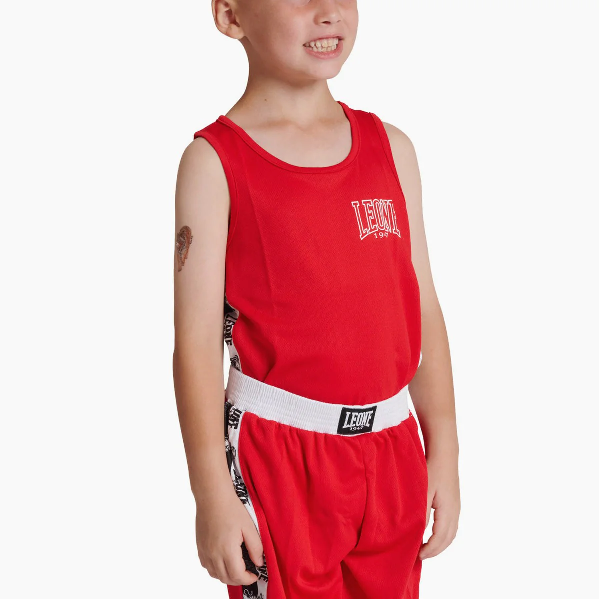 Camiseta sin mangas niño boxeo Leone Iconic AB231J  - Image 10