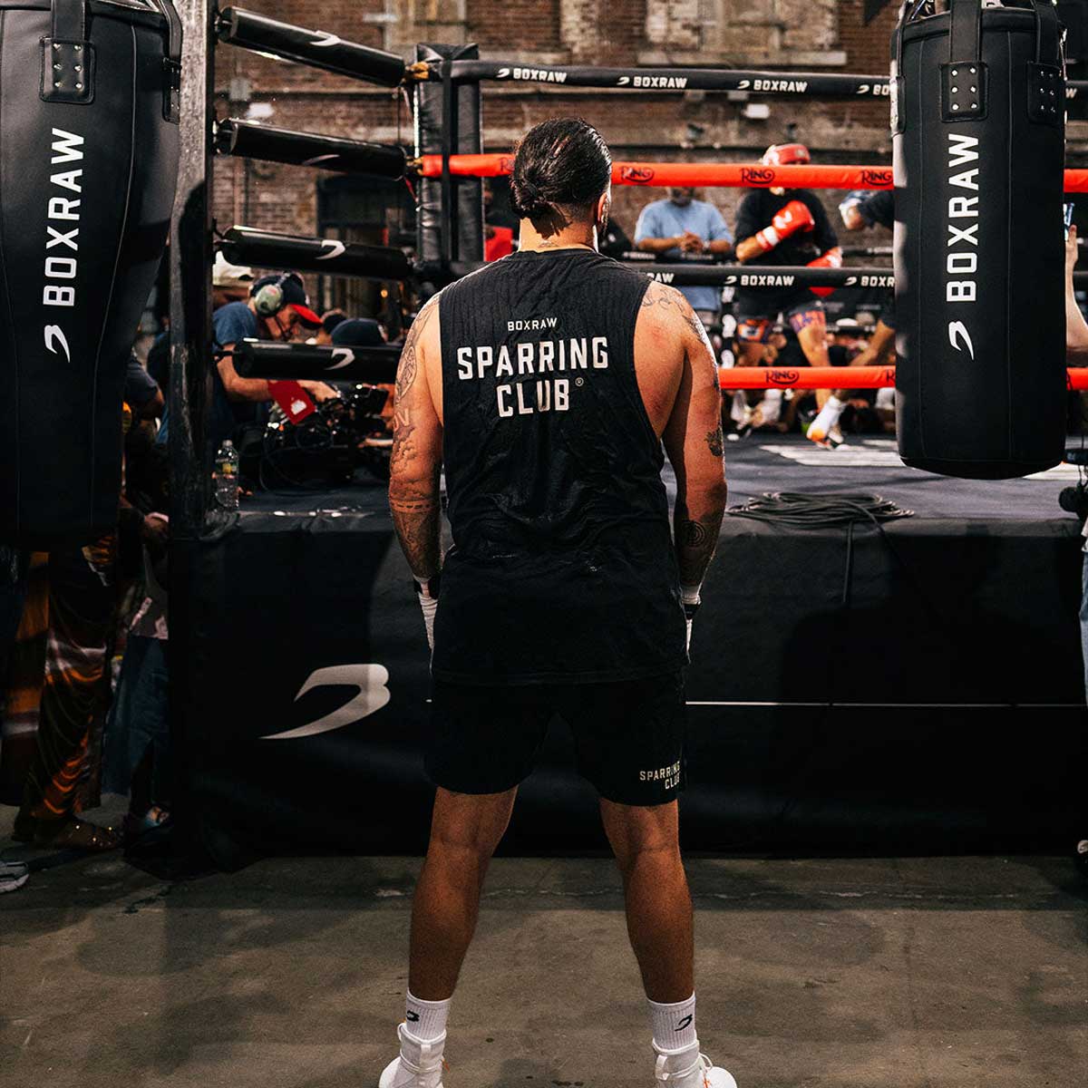 Camiseta sin mangas Boxraw Sparring Club Negro  - Image 9