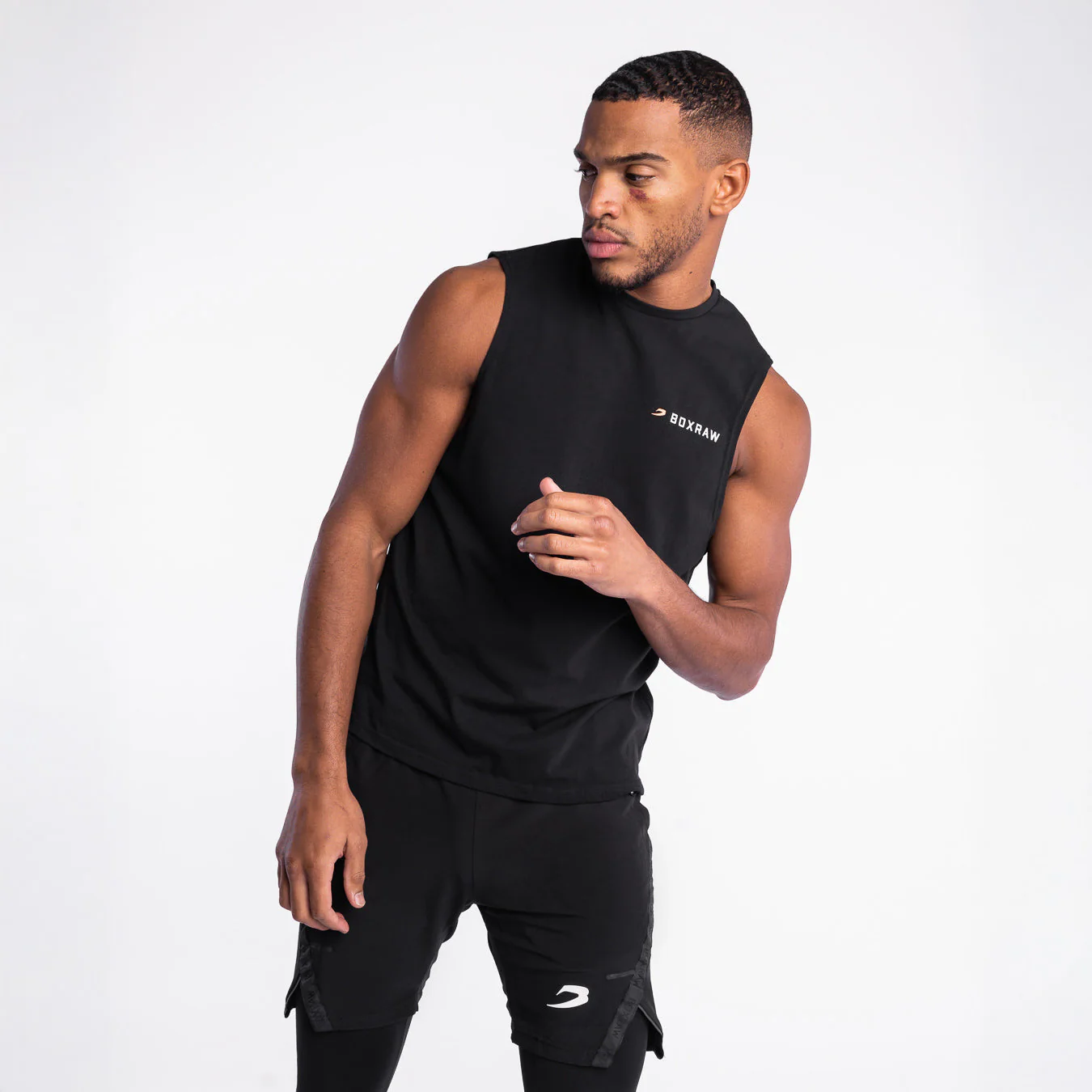 Camiseta sin mangas Boxraw We Don't Play Boxing Negro  - Image 3