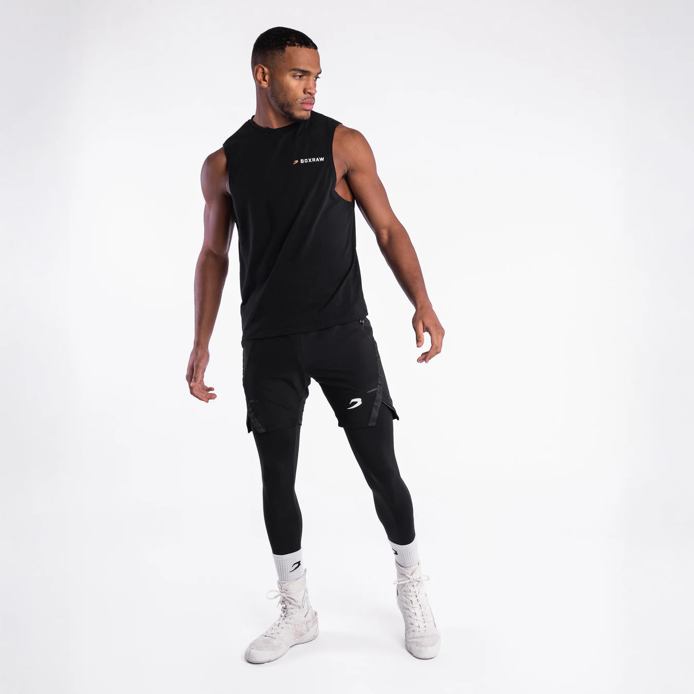 Camiseta sin mangas Boxraw We Don't Play Boxing Negro  - Image 5