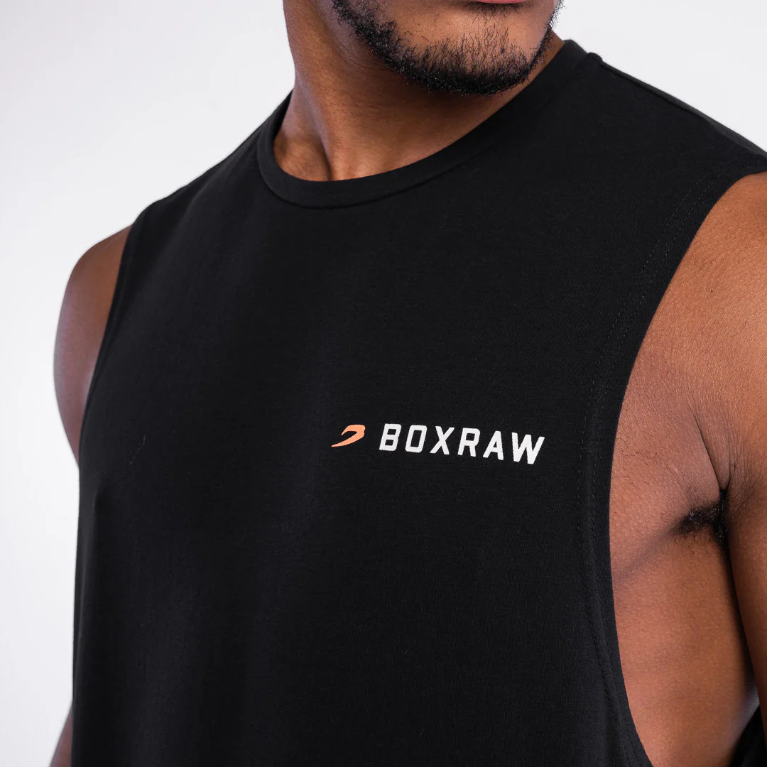 Camiseta sin mangas Boxraw We Don't Play Boxing Negro  - Image 8
