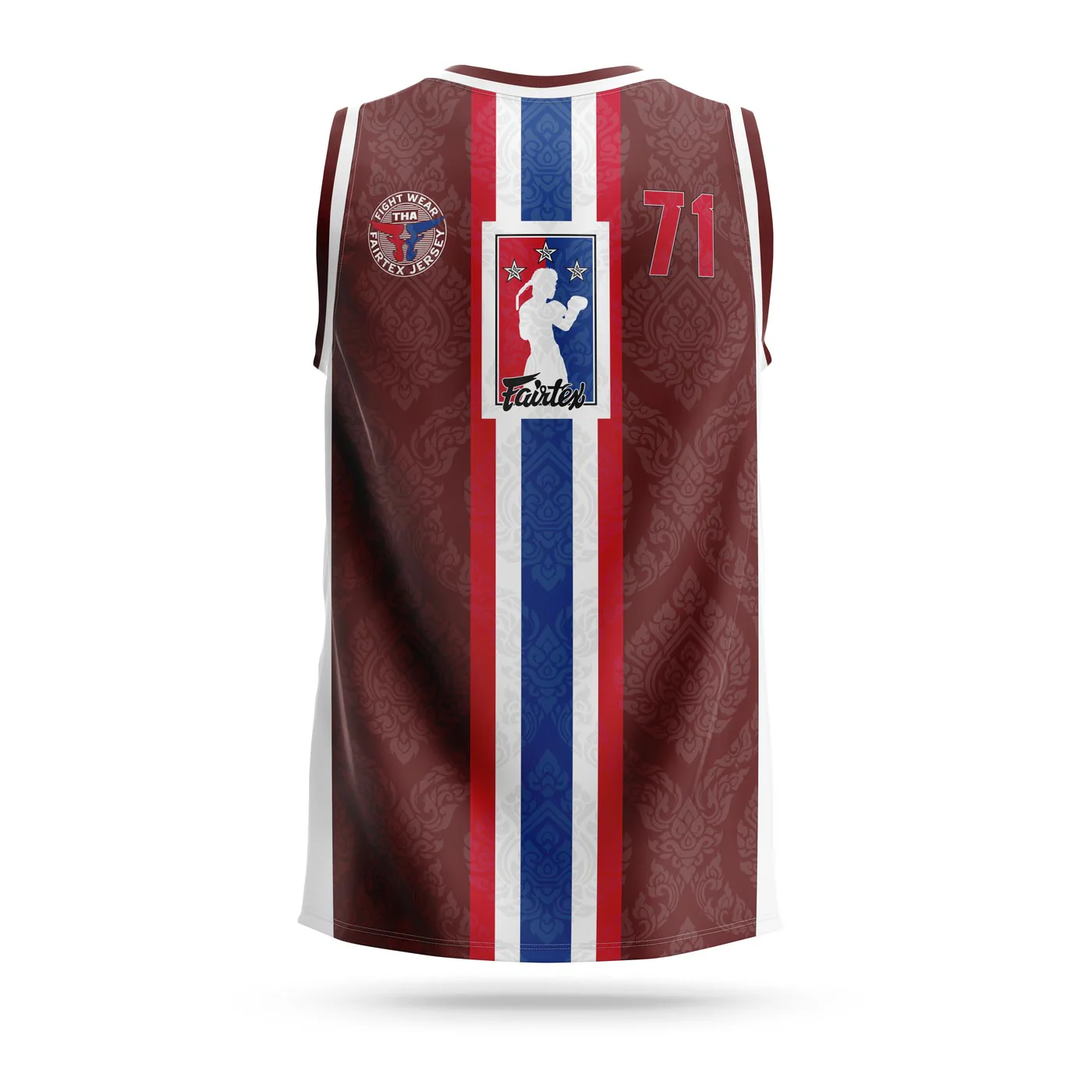 Camiseta sin mangas Fairtex Jersey NBA JS19 Marrón  - Image 2