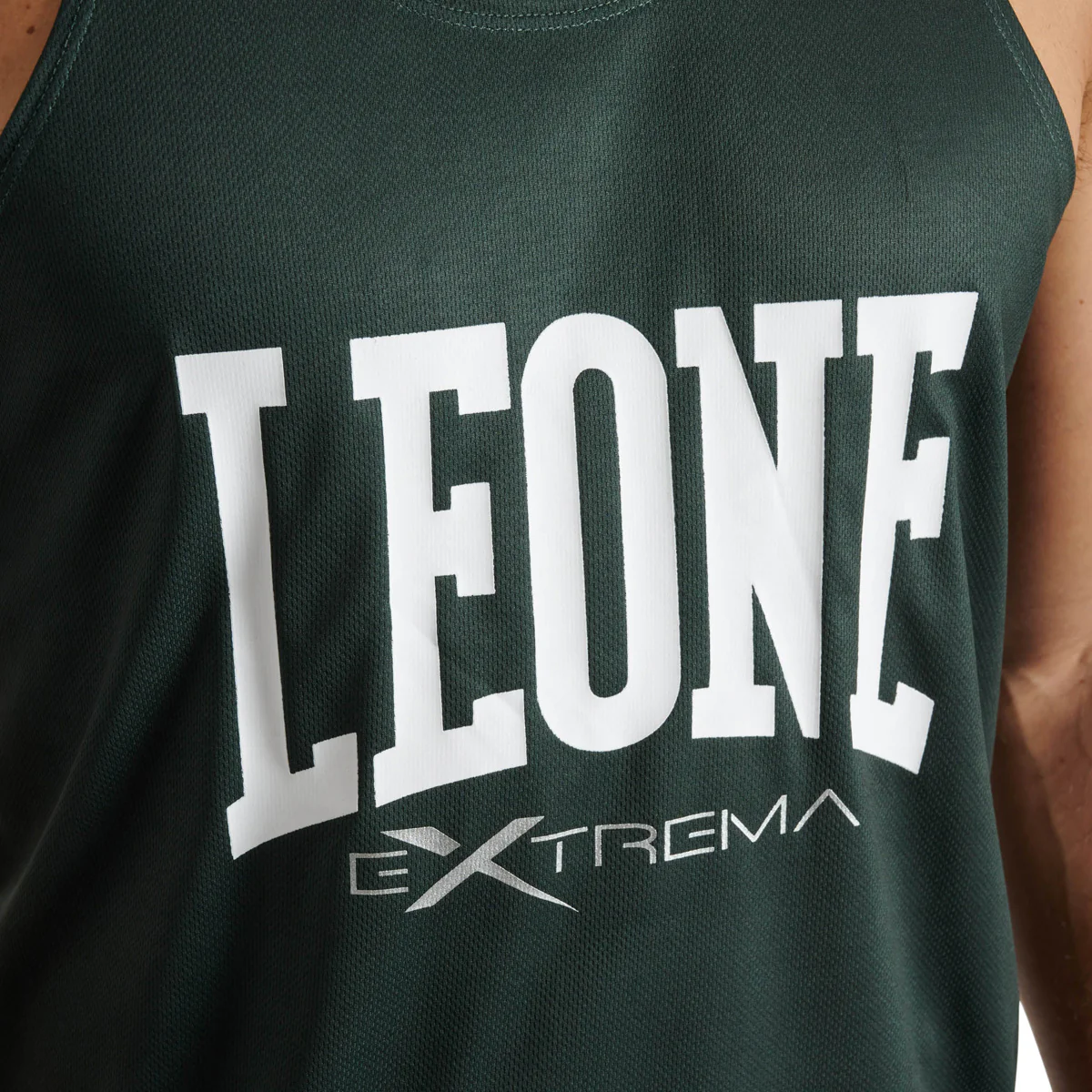 Camiseta sin mangas Leone Logo ABX118 Verde - Image 3