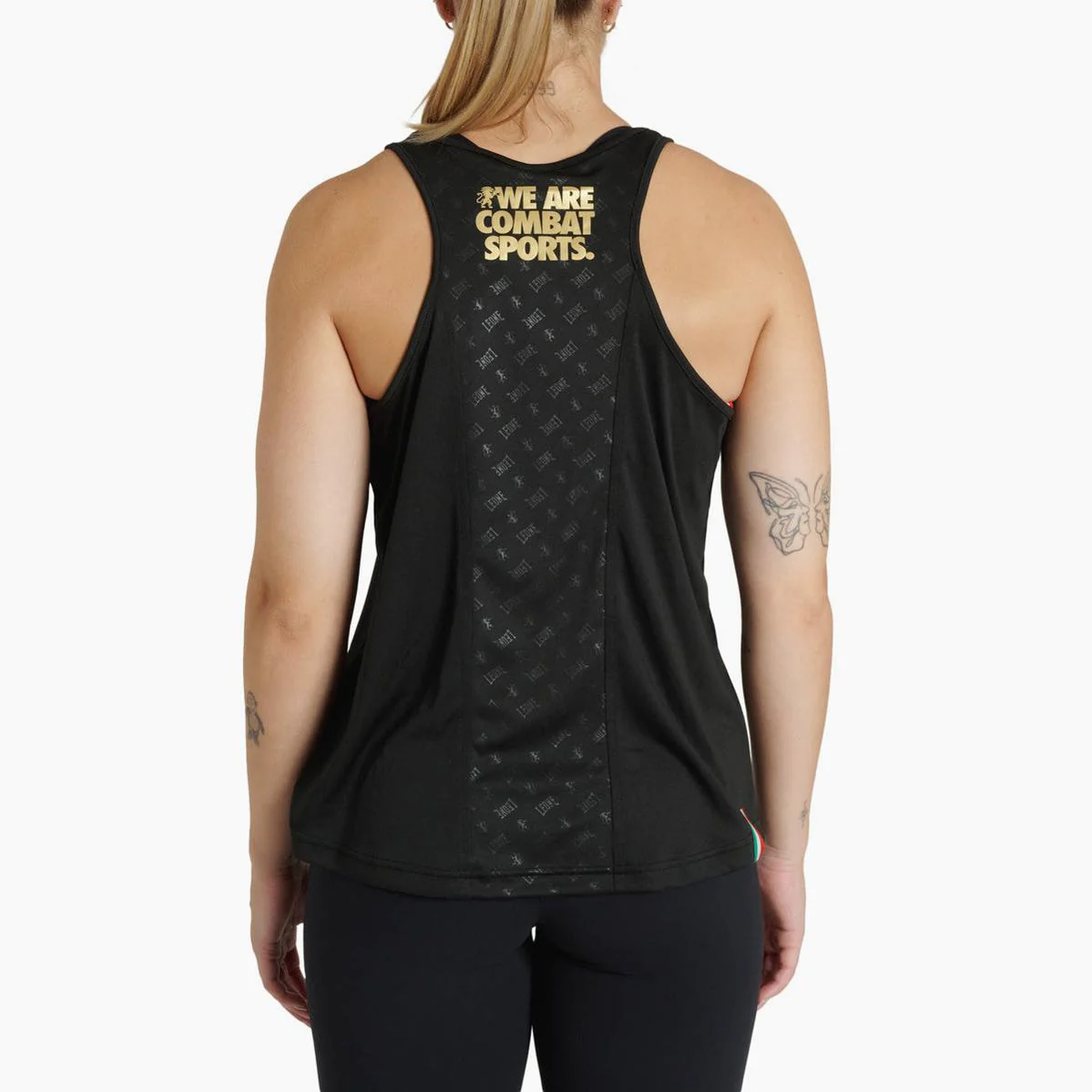 Camiseta sin mangas mujer Leone DNA ABX729 Negro - Image 2