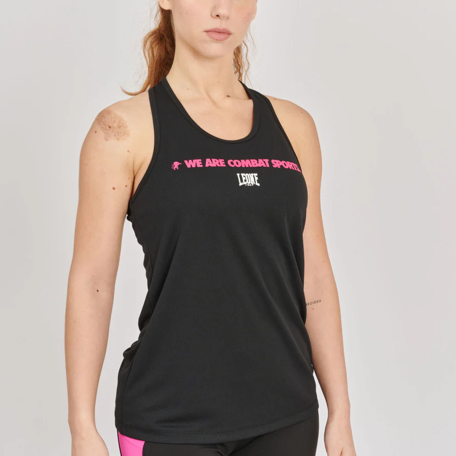 Camiseta sin mangas mujer Leone Logo Wacs ABX142  - Image 2