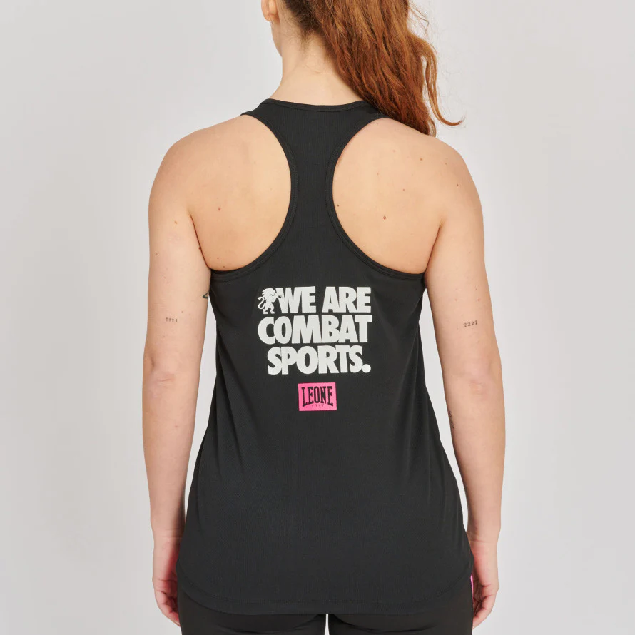 Camiseta sin mangas mujer Leone Logo Wacs ABX142  - Image 3